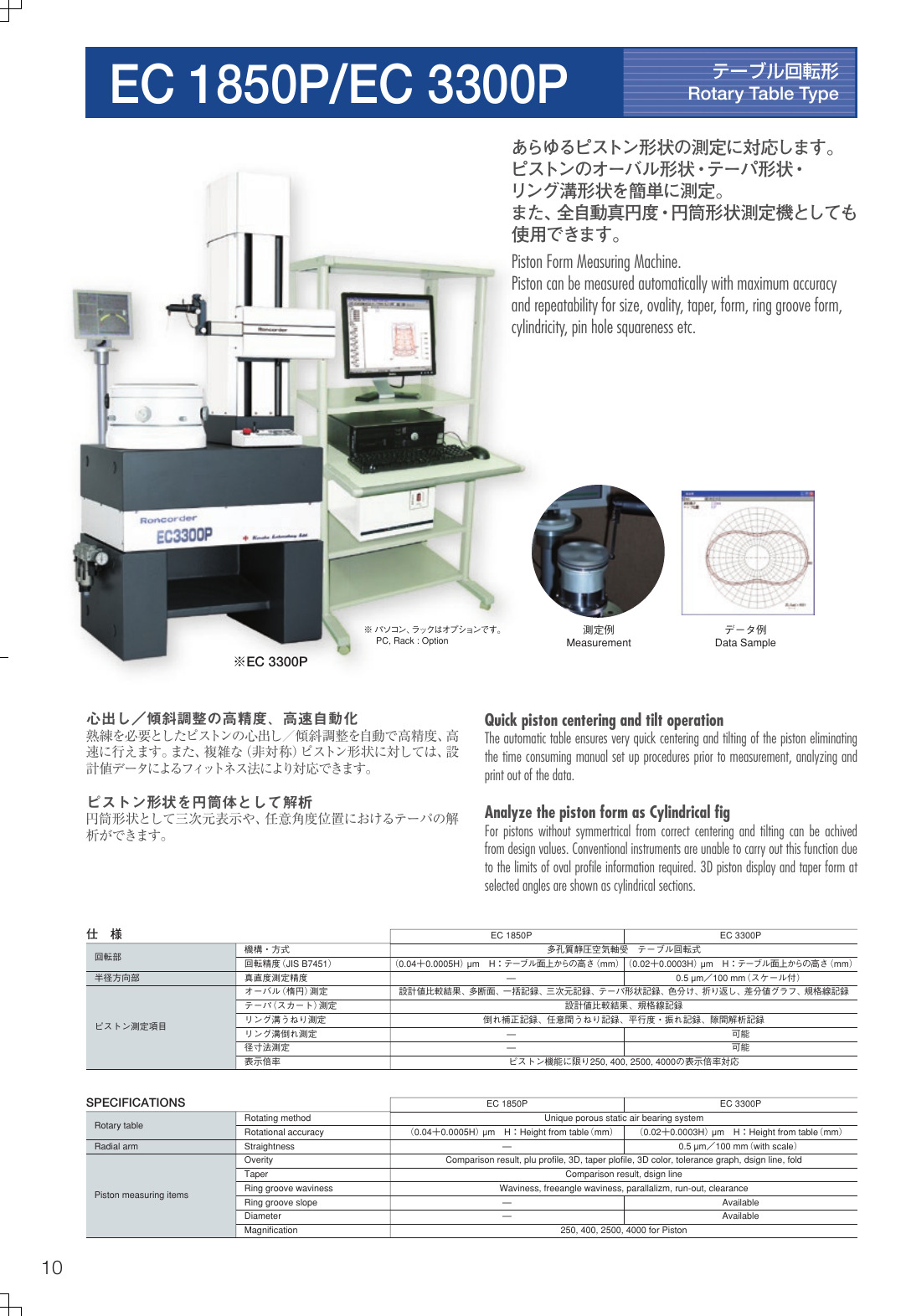 EC1850P EC3300P 전체 카탈로그 페이지